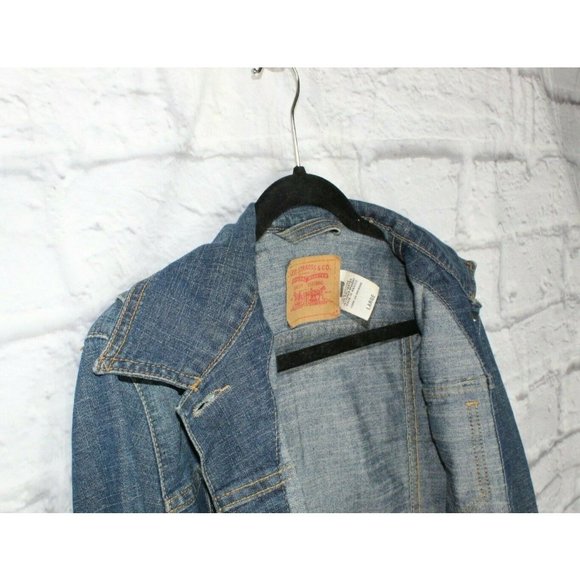 Levi Strauss & Co. Blue Denim Long Sleeves Button Front Jacket Size L - Picture 5 of 12